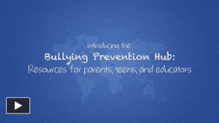 Blue world map bullying awareness - a white text free wallpaper