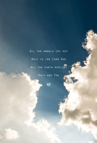 Sky clouds quote image poster - free sky wallpaper for mobile