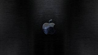 Apple logo black background dark - a dark free wallpaper