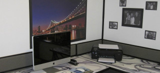 Desk computer printer bridge wall - technique free wallpaper for desktop