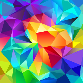 Colorful abstract background shapes vibrant 2 - different color and shapes free wallpaper