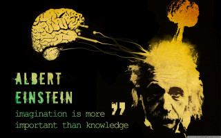 Albert einstein innovation quote poster - important free wallpaper