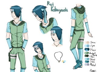 Man green outfit blue hair - a green outfit free wallpaper