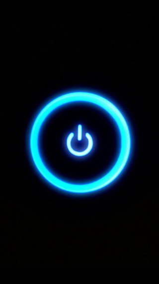 Blue light black background black - free neon wallpaper for mobile