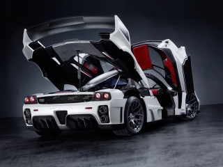 White sports car open doors 3 - its door free wallpaper