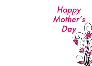 Mothers day card pink flower - processed free wallpaper for desktop