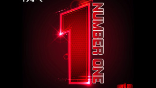 Red number one black background - book cover free wallpaper