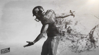 Football player throwing ball arms - explosion free wallpaper for desktop