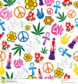Peace signs pattern colorful designs - a peace free wallpaper