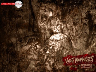 Creepy face blood cave red - a red marker free wallpaper