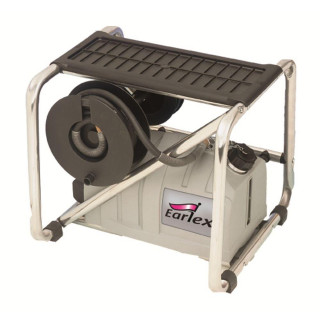 Machine on stand with tape - free technology wallpaper for tablet