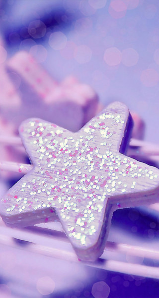 Star shaped cookie stick glitters - cookie free wallpaper