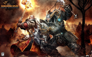 Man horse demon forest sword - warhammer free wallpaper