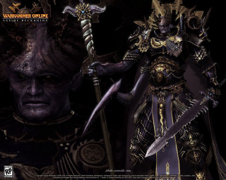 Warhammer character sword demon battle - online free wallpaper
