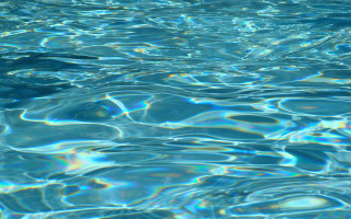 Pool blue water frisbee floating - blue water free wallpaper