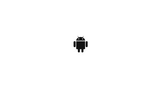 Black white robot outline background - android free wallpaper for desktop