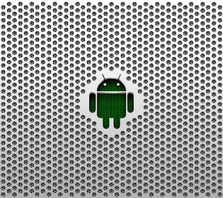Green android logo white background - a stipple free wallpaper for tablet