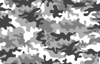 Gray white camouflage pattern black - black spot free wallpaper
