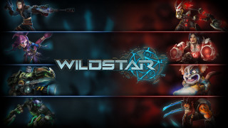 Wildstar characters dark background red - splash art free wallpaper