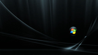 Black background black white logo - purism free wallpaper for desktop