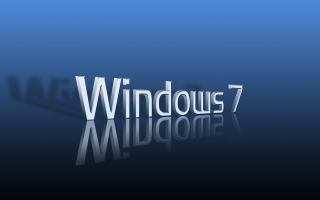 Shiny metal windows7 logo blue - shiny free wallpaper