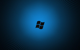 Blue background black blue logo 2 - op art free wallpaper