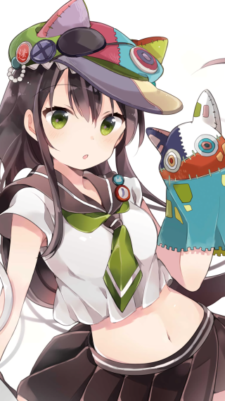 Girl hat dress stuffed animal - a girl in a hat free wallpaper