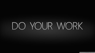 Do your work black white 2 - edward ruscha free wallpaper