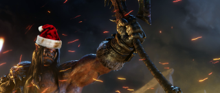 Santa hat man fire stick - chris rahn free wallpaper