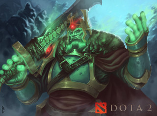 Dota2 hero greenface redeye armor - a character free wallpaper