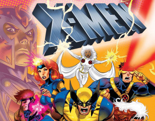 Cartoon characters yellow background x - man free wallpaper