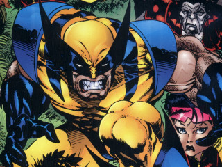 Wolverine characters comic book cover - a background free wallpaper