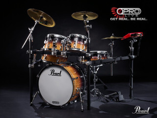 Drum set red arrow black - eric peterson free wallpaper