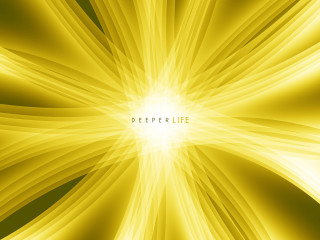Yellow white center abstract illusion - depth free wallpaper