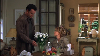 Man woman table vase flowers - everett warner free wallpaper