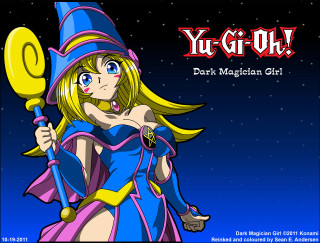 Dark magician girl altermodern fireworks - her hand and a caption free wallpaper
