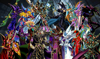 Anime characters group dark background - league of legends free wallpaper