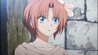 Pink haired girl brick wall - preraphaelitism free wallpaper