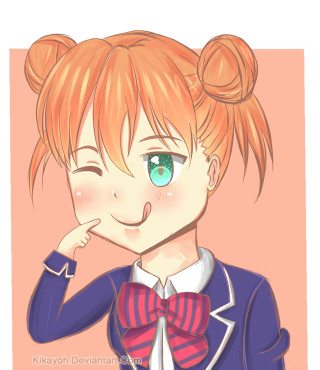 Girl bow tie blue eyes - a blue eye free wallpaper for tablet