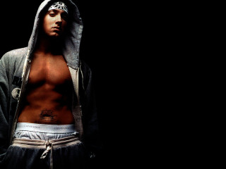 Man hoodie no shirt dark - his shirt open free wallpaper