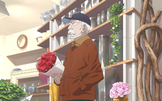 Man holding flowers store shelves - armin hansen free wallpaper
