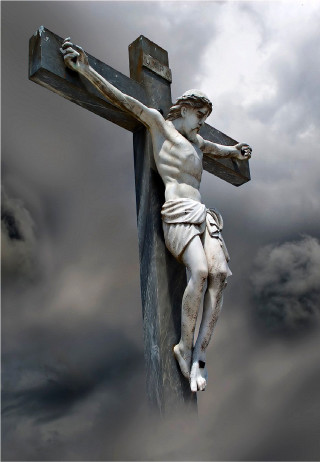 Jesus cross cloudy sky dark - el greco free wallpaper for mobile