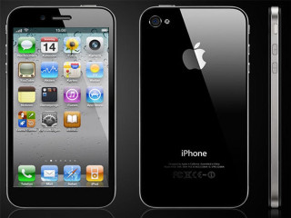 Iphone black back white front - free technology wallpaper
