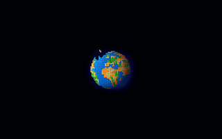 Earth space pixelart blue yellow - a picture of the earth free wallpaper