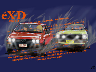 Cars graphic style blue background - a graphic style free wallpaper