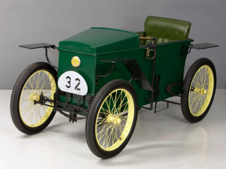 Green yellow car sidecar bessie - a number free wallpaper for desktop