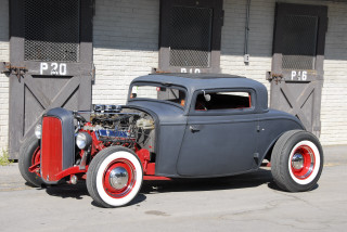 Vintage car brickwall redrim ultrafine - dee whitcomb free wallpaper