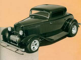 Black car precisionism digital rendering - matte drawing free wallpaper