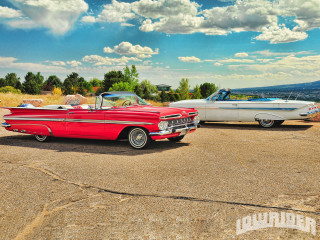 Classic cars parking lot sky - classic free wallpaper