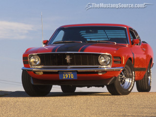 Red mustang black stripe hood - hood free wallpaper